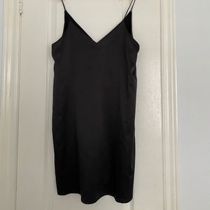 Lulu’s Black silk-like dress